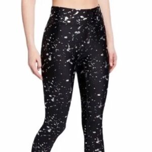 🖤Terez Black Paint Splatter Leggings Size S